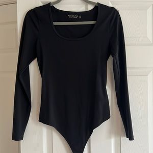 Abercrombie & Fitch long sleeve black bodysuit